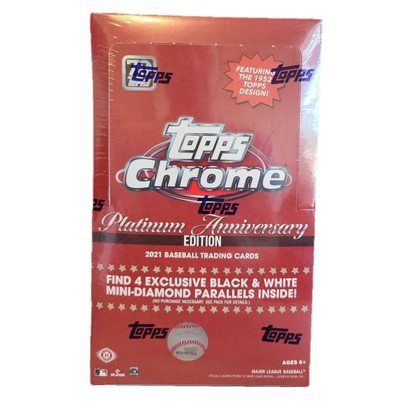 2021 Topps Chrome Platinum Anniversary Baseball Lite Hobby Box