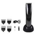 thumbnail image 1 of 1 Pce Tondeuse à Cheveux USB Rasoir Électrique pour Tout le Corps Lavé Rasoir Électrique Portable Outils de Barbier Tondeuse Spéciale pour Cheveux (Noir), 1 of 9