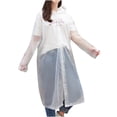 thumbnail image 2 of Daisyyozoid Imperméable Coupe-Vent à Manches Longues pour Femmes et Hommes, 2 of 5