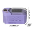 thumbnail image 3 of Kbndieu Ice Maker Mini Ice Maker - Automatic Ice Maker Compact Portable Transparent Window Easy Ice Release for Kitchen Office Travel Rv Trip Home Essentials, 3 of 6