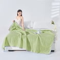 thumbnail image 4 of SLYNSHome Clearance Cooling Blankets Queen Size for Hot Sleepers,59x78 inch Cooling Comforter Summer Breathable Lightweight Comforter for Home Dorm - Green, 4 of 7