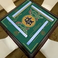 thumbnail image 2 of Poker Table Top,Mahjong Mat Reduction Mahjongg Table Mat Mahjong Accessories Tablecloth Game Poker Domino Game Game Mat for Card Board and Tile Games 70X70Cm,Board Game Table, 2 of 5