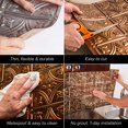 thumbnail image 4 of Fasade Traditional Style 4 Decorative Vinyl Backsplash Kit 15 sq ft Polished Copper, 4 of 5