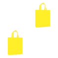 thumbnail image 2 of Decodeary Reusable Eco-Shopping Bag Folding Eco-Friendly Shoulder Storage Bag yellow 2Set, 2 of 6
