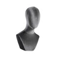 thumbnail image 4 of Yinanstore Mannequin de Buste Support Polyvalent pour Coiffe Usage Commercial Chapeaux Gris, 4 of 8