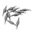 thumbnail image 2 of 10 Pieces Rig Bass Weight Sinkers Hooks Rolling s DIY Accessories 1.5, 2 of 6