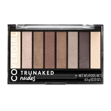 COVERGIRL Palette d'ombres à paupières TruNaked, intensément pigmentés, pailletés, mats et brillants, 100% Sans Cruauté