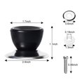 thumbnail image 2 of 6PCS Pot Lid Knobs, Universal Kitchen Cookware Replacement Pan Lid Holding Handles, Pot Lid Cover Knob Handle, Knobs Casserole Kettle Cover Glass Saucepan Crockpot Handle Replacement Set, 2 of 7