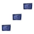 thumbnail image 2 of Decodeary Pochette Durable pour Organiser des Documents au Bureau Pochette Portable Zippée Bleu Marine 3ensemble, 2 of 6