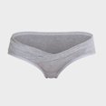 thumbnail image 3 of XZNGL Ladies Comfortable Prenatal Solid Color Large Size Abdominal Panties Low Waiste Underpants, 3 of 6