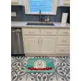 thumbnail image 3 of Carolines Treasures BB1517RUG Pomeranian Merry Christmas Machine Washable Memory Foam Mat, 3 of 4