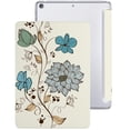 thumbnail image 1 of iPad PRO 9.7 Inch [ PRO 2016 ] A1673 A1674 A1675 MLPX2LL/A MLPW2LL/A MLPY2LL/A MLYJ2LL/A Trifold Printed PC Lightweight Protective Clear Back Cover - Watercolor Flowers, 1 of 8