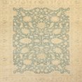 thumbnail image 1 of Ahgly Company Indoor Square Abstract Brown Gold Oriental Area Rugs, 4' Square, 1 of 6