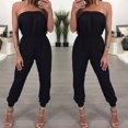 thumbnail image 4 of DEBGFS Generic Women's Off Shoulder Jumpsuit, Black, Size L,black,L, 4 of 4