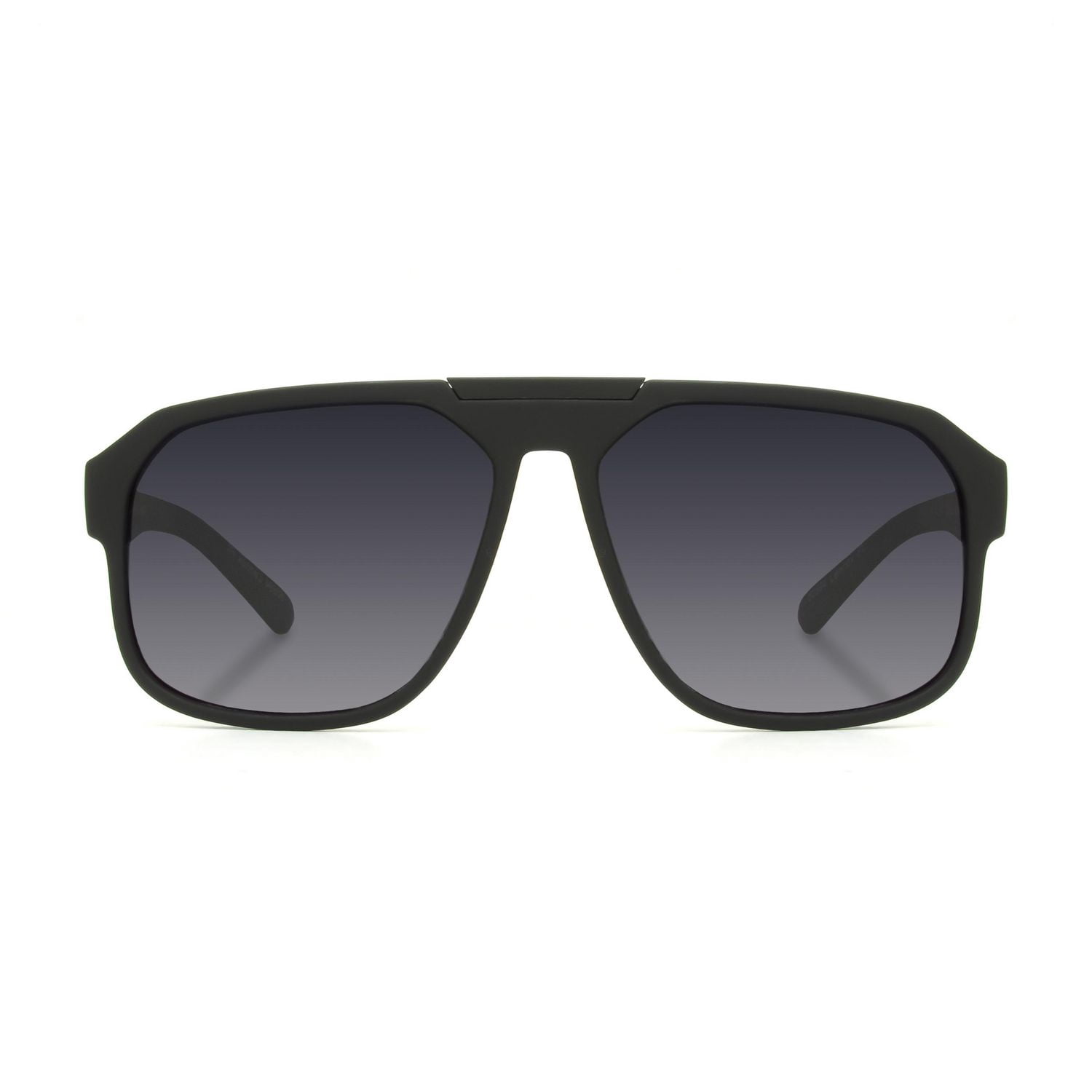 Lunettes de soleil polarisées George homme noires carrées