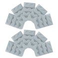 thumbnail image 1 of INSPIRE CHIC Rallonge de Soutien-Gorge pour Femmes à 3 Rangées avec 2 Crochets, Rallonge de Brassière, Crochets d'Extension, Adaptateur de Bretelles, Gris Pâle 10, 1 of 5