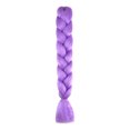 thumbnail image 2 of EGNMCR Wigs Human Hair 24 Inch Large Braid Luminous Fluorescent Large Braid Brown toupee, 2 of 3
