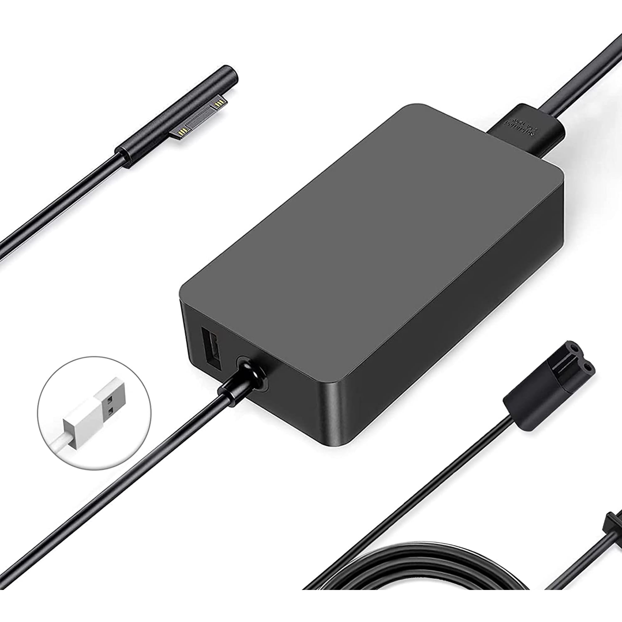 Surface Pro Charger 65W for Microsoft Surface Pro X/8/7+/7/6/5/4/3