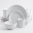thumbnail image 4 of Gibson Home Ogalla 16 Piece Dinnerware Set, White, Coupe Shape, 4 of 4
