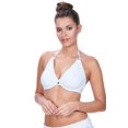 thumbnail image 3 of Freya Womens Sundance Underwire Bandless Halter Bikini Top, 30C, Deep Ocean, 3 of 4