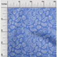 thumbnail image 2 of oneOone Velvet Medium Blue Fabric Block Sewing Craft Projects Fabric Prints By Yard 58 Inch Wide-XU, 2 of 5