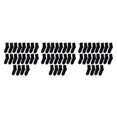 thumbnail image 4 of Ruiboury 10piece Elastic Fit For All Feet Shape Extra Thick Socks For Breathability Sweat-absorbing Breathable Exquisite Craft Black 3Set, 4 of 6