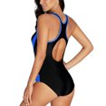 thumbnail image 4 of BeautyIn Women's One Piece Swimsuit Tummy Control Swimming Racing Swimwear Built-in Bra, 4 of 5