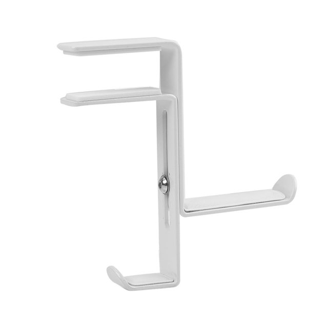 Desk Mount Office Hanger Table Headphone Headset Clamp (White)