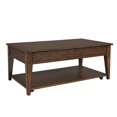 thumbnail image 2 of Liberty Furniture Lake House Table de Cocktail Brun Foncé à Plateau Relevable avec Casiers de Rangement, Brun Rustique, 2 of 8