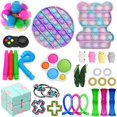 thumbnail image 2 of ITFABS 30Pcs Sensory Toys Set, Stress Relief Finger Training Dimple Games Kit, 2 of 9