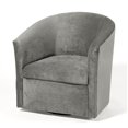 thumbnail image 1 of Comfort Pointe Elizabeth Fauteuil d'Appoint Pivotant en Microfibre Gris Cendre, 1 of 7