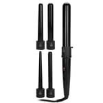 Curling Iron Salon Curling Fer Wand Set Température réglable Curling 5-In-1 Curling Fer US Connecteur