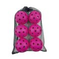thumbnail image 1 of 6Pcs Outdoor Pickleball Balls Set. Standard 40 Holes 74mm Ball》, 1 of 8