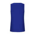thumbnail image 4 of Yuzhih Camisole pour Femmes Été Col Rond T-Shirts Tendance Sans Manches T-Shirt Basique Tunique à Plis devant Vêtements Mode 2025, 4 of 6