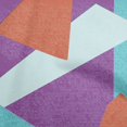 thumbnail image 1 of oneOone Rayon Violet Fabric Geometric Abstract Random Shapes Sewing Craft Projects Fabric Prints By Yard 56 Inch Wide, 1 of 4