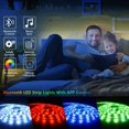 thumbnail image 4 of Bluetooth LED Light Strip 65.6FT/20M 5050 RGB Strip Lights Music Sync Color Changing Rope Lights FlexibTape Light Kit with APP Controller for Bedroom Home Kitchen, 4 of 7