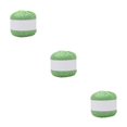 thumbnail image 2 of bedienty Knitting Thread Cotton Crochet Yarn Embroidery Clothes Sweater Weave Line DIY fruit green 3Set, 2 of 6