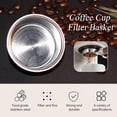 thumbnail image 2 of 51mm Coffee Cup Filter Basket Stainless Steal Compatible with Breville Portafilter, 2 of 7