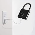 thumbnail image 4 of Chmadoxn Fingerprint Padlock, Smart Keyless Lock,Locker Lock, Biometric Metal Keyless Thumbprint Lock,, USB Rechargeable,For Locker, Backpack, Suitcase smart padlock, 4 of 7