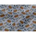 thumbnail image 4 of oneOone Viscose Jersey Fabric Leaves & Floral Block Print Sewing Fabric BTY 60 Inch Wide, 4 of 4