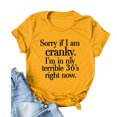 thumbnail image 2 of EQWLJWE Chemises pour Femmes Liquidation Femmes Manches Courtes Décontracté T-Shirt Décontracté pour Femmes Drôle à Lettres Imprimées Col Rond Manches Courtes Hauts Blouse T-Shirt, 2 of 3
