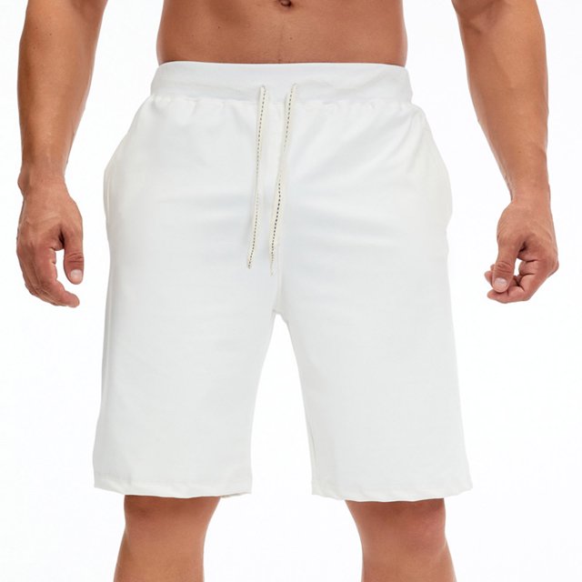 cllios Mens Sweat Shorts with Pockets Running Shorts Lounge Gym Jogger Athletic Drawstring Elastic Waist Shorts