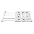 thumbnail image 1 of Étagère de Placard Extensible à Tension Organisateur d'Armoire Séparateur d'Armoire à Chaussures Garde-Robe Cloison Fleur Séparation Étagère de Rangement Blanc Rétractable Jardin Fleur 24 cm Chaussure, 1 of 8
