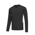 thumbnail image 1 of Dagugfen Workout Tops for Men Long Sleeve Tight Crew Neck Base Layer Leisure Running Athletic Tops, 1 of 7