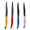 thumbnail image 1 of JS Gourmet - Ensemble de 4 Couteaux à Steak Laguiole, Lame en Acier Inoxydable, Poignées Multicolores, 1 of 2