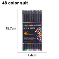 thumbnail image 2 of Stylos Planificateur de Journal Stylos Colorés Marqueurs à Pointe Fine Pointe Fine Stylos de Dessin Stylo Fineliner Poreux, 2 of 6