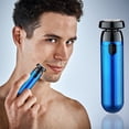 thumbnail image 1 of EGNMCR Portable Electric Shaver - USB Rechargeable Shaver With Compact Wireless Fast Charging Nasal Mustache Clippers For Wet And Dry Use a razor, 1 of 2