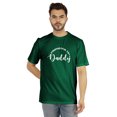 thumbnail image 1 of Inkmeso T-Shirt à Col Rond pour Hommes avec Imprimé Graphique Promoted To Daddy€ pour Papa pour la Première Fois, 1 of 7