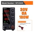 thumbnail image 1 of Adjustable DC Power Supply 30V 10A LED Lab Power Supply 60V 5A Voltage Regulator Stabilizer Switching Bench Source ,Excellent Compatibility, 1 of 7