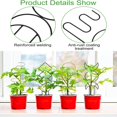 thumbnail image 3 of DEBGFS 4 Pcs Small Metal Plant Trellis for Indoor Potted Plants Trellis for Climbing Plants Indoor House Plant Trellis Indoor Plant Support Stake for Small Planter,glod, 3 of 6